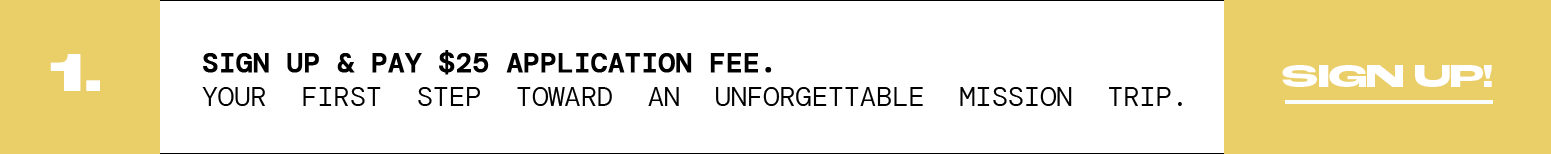 Step 1 — Sign up & pay application fee